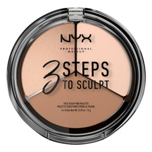 3STS01 Paleta za konturisanje lica NYX Professional Makeup 3 Steps to Sculpt - Fair 3x5g