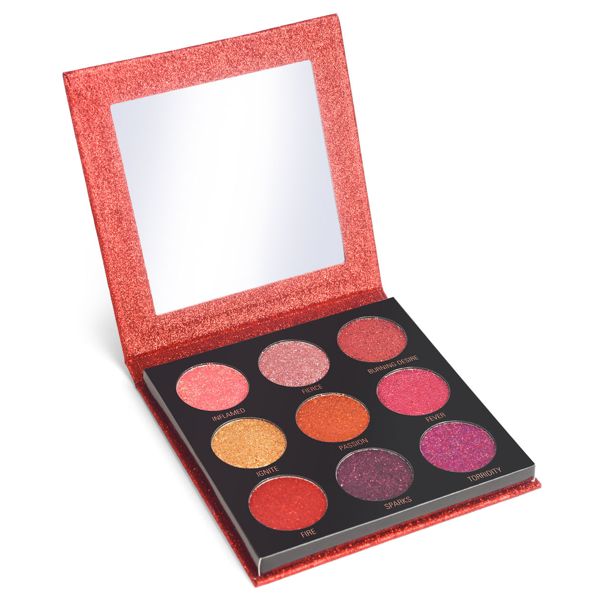 Paleta presovanih glitera REVOLUTION MAKEUP Pressed Glitter Palette 10.8g Hot Pursuit - Image 3