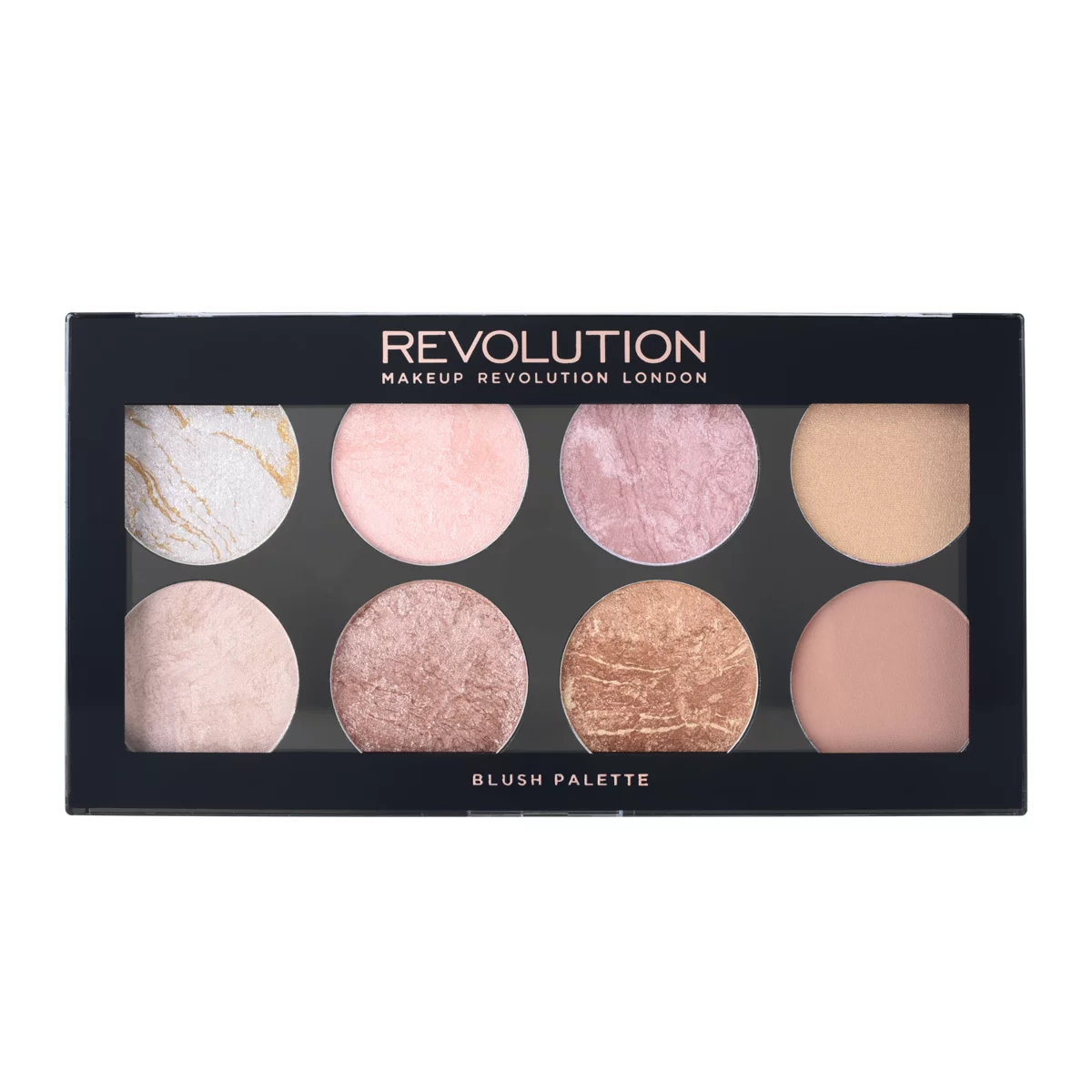 Paleta rumenila, bronzera i hajlajtera MAKEUP REVOLUTION Ultra Blush Golden Sugar - Image 2