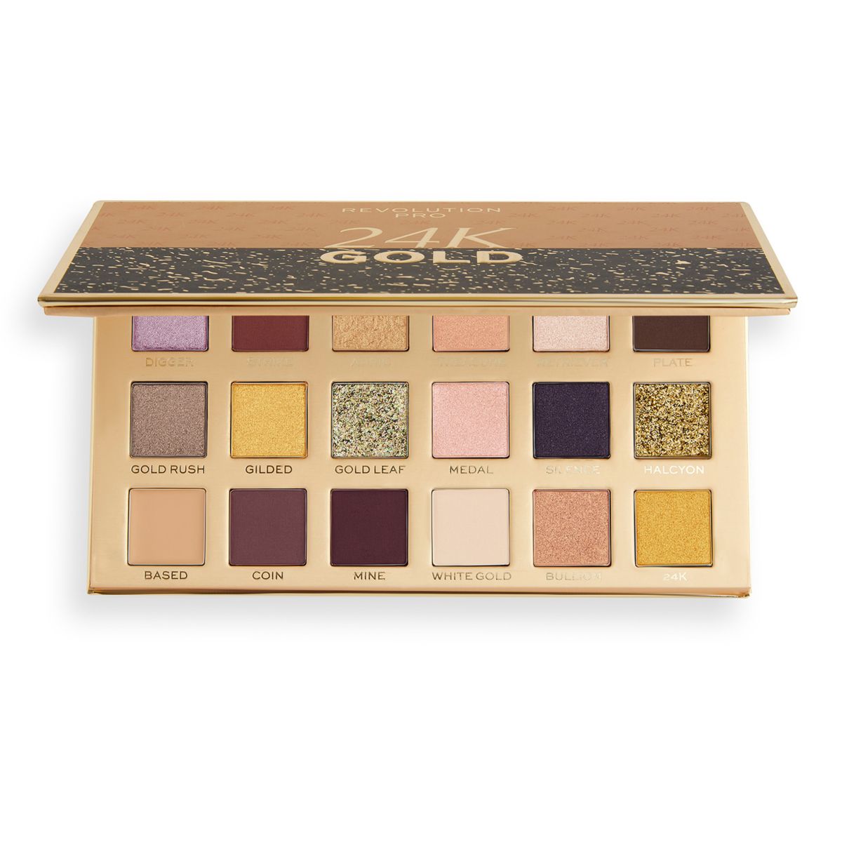 Paleta senki i pigmenata REVOLUTION PRO 24k Gold 18g - Image 2