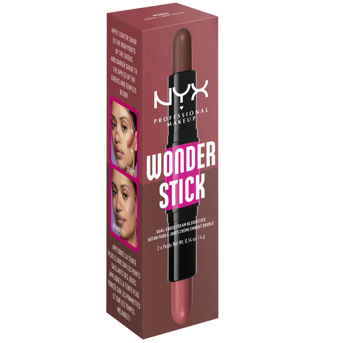 Rumenilo u stiku - Coral & Deep Peach WSB03 - Image 3