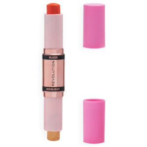MAKEUP REVOLUTION Rumenilo i hajlajter u stiku MAKEUP REVOLUTION Coral Dew 2x4.3g