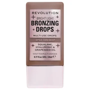 Tečni bronzer MAKEUP REVOLUTION Bright Light Bronzing Drops Spice