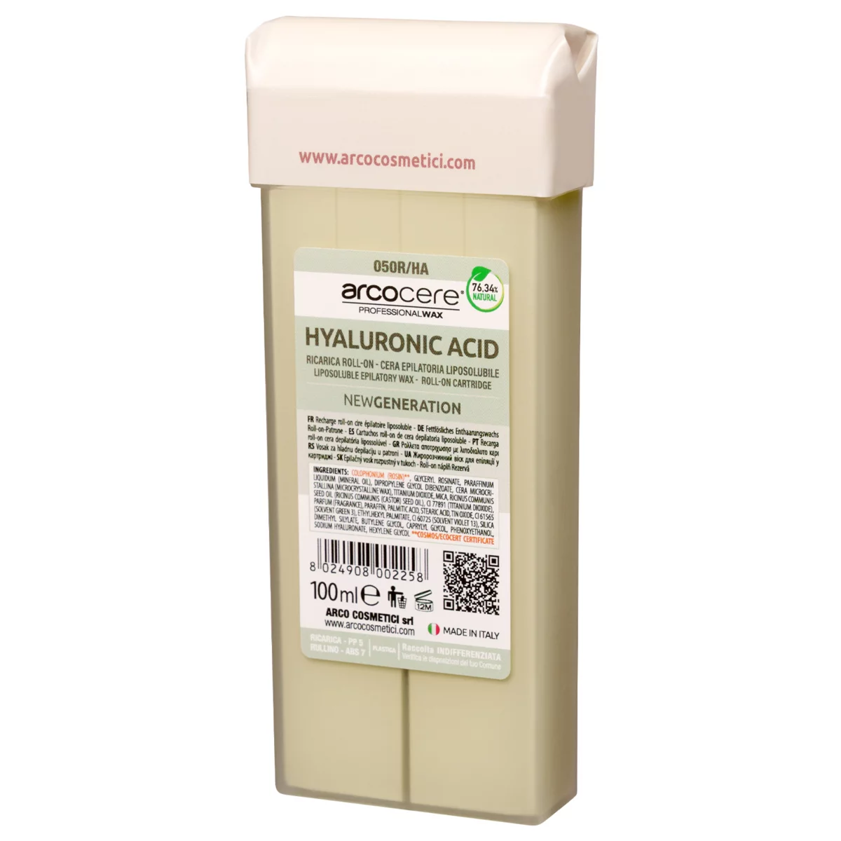 Vosak za hladnu depilaciju u patroni - hijaluronska kiselina