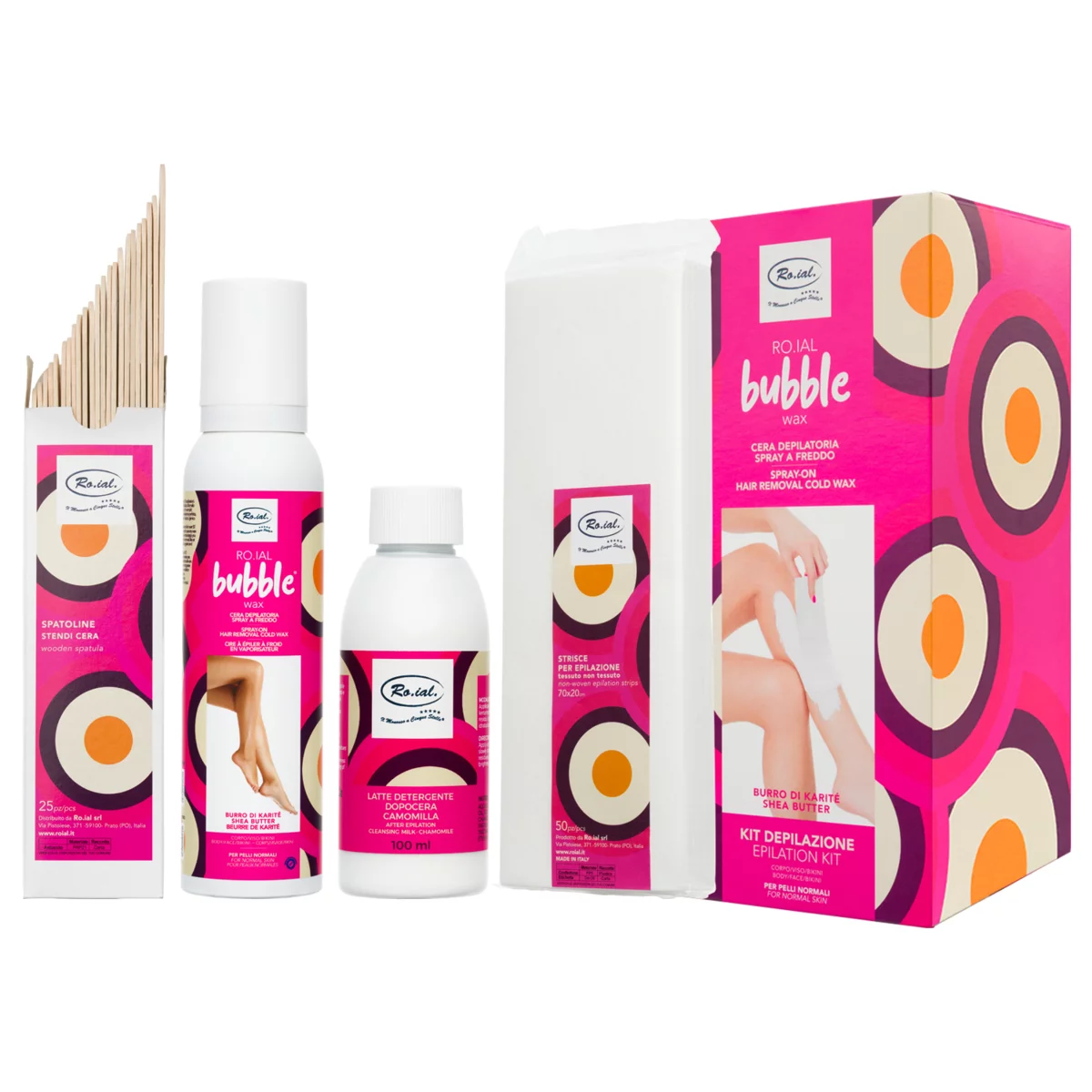 Set za depilaciju RO.IAL Bubble šea puter