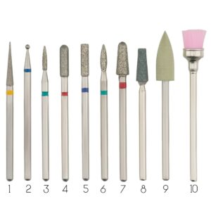 Set dijamantskih nastavaka za električnu turpiju GALAXY