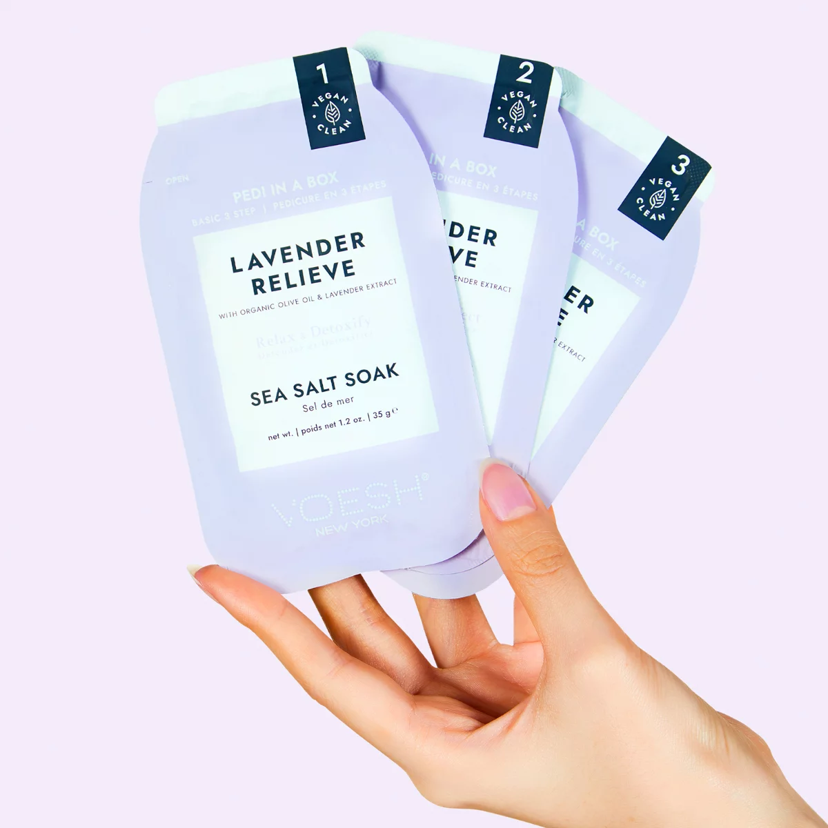 Pedikir set VOESH Lavender Relieve 3 Step - Image 2