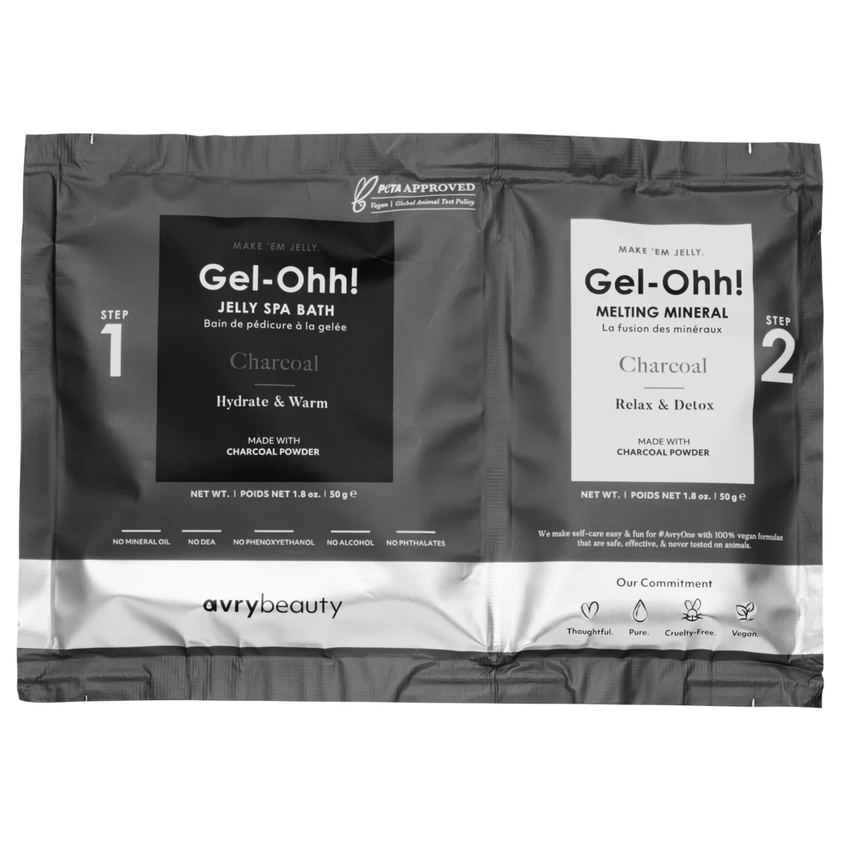 Pedikir set - Jelly Spa Charcoal