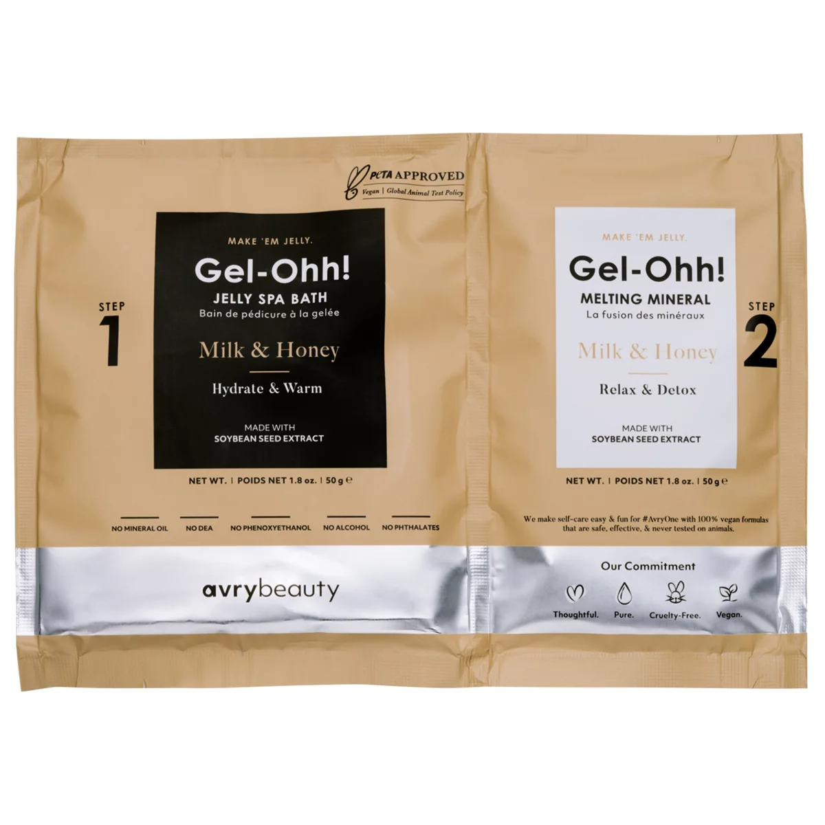 Pedikir set - Jelly Spa Milk & Honey