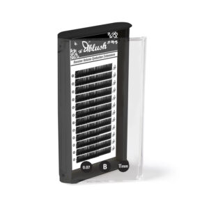 Trepavice za nadogradnju tehnikom Ruski volumen BLUSH Russian Volume B-Kriva 11mm