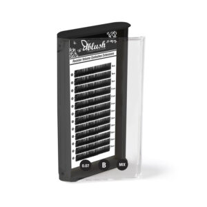 Trepavice za Ruski volumen BLUSH B-Kriva Kombinovano pakovanje