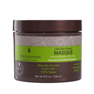 Hranljiva maska bez sulfata za rekonstrukciju kovrdžave kose MACADAMIA Oil-Infused Ultra Rich Repair 236ml