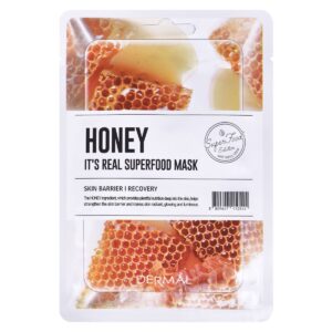 Korejska sheet hranjiva maska za oporavak kože lica DERMAL Superfood Med 25g