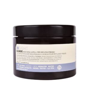 Maska za blajhanu, farbanu i prirodno plavu kosu INSIGHT Blonde Cold Reflections 500ml