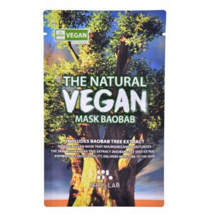 Korejska sheet maska za suvu i kožu bez sjaja SHE'S LAB Vegan Baobab 20g