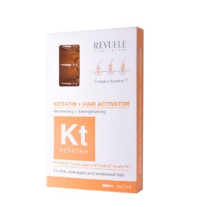 Ampule za rekonstrukciju kose REVUELE Keratin+ 8x5ml