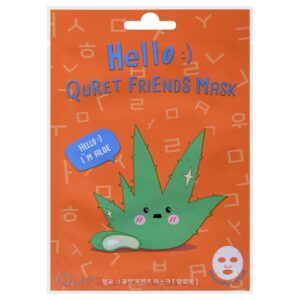 Korejska sheet maska QURET Friends aloja 25g