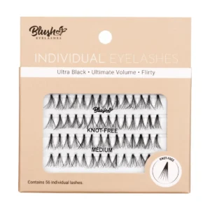 Individualne trepavice bez čvorića - Ultra Black 554