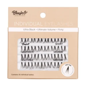 Individualne trepavice bez čvorića - Ultra Black 558