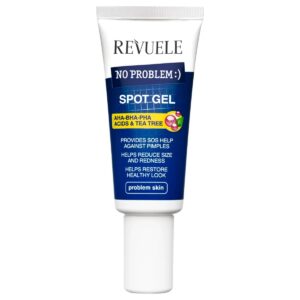 Gel za uklanjanje bubuljica REVUELE No Problem AHA-BHA-PHA kiseline i ulje čajevca