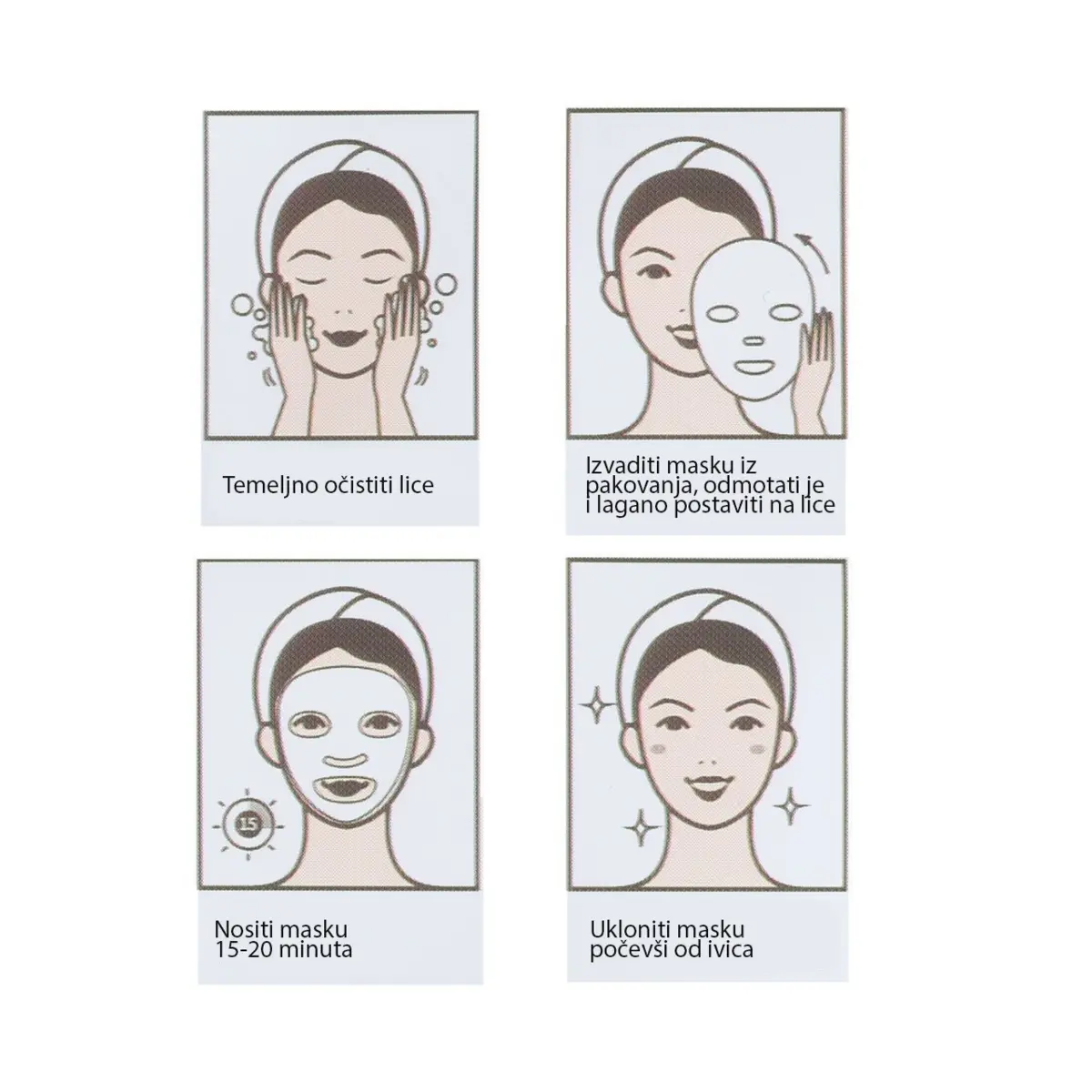 Sheet maska za lice - Collagen Essence acerola - Image 2