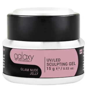 Gradivni kamuflažni gel za nadogradnju noktiju - UV/LED Glam Nude Jelly